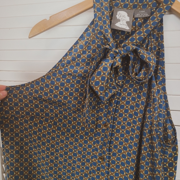 Anthropologie Girls From Savoy Tank Top Button Up - Picture 3 of 7